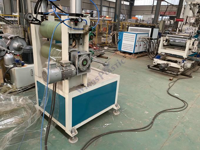 Máquina para hacer placas de PET PS PC Máquina de extrusión de láminas de cortinas blandas de plástico 4