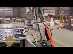 máquina acanalada del tubo del corte visual