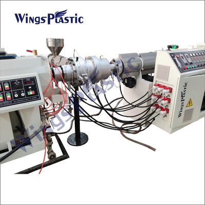 Máquina plástica del extrusor del tubo de la máquina PE PPR de la producción del tubo del HDPE