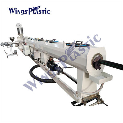 Tubo plástico automático del PVC PPR del HDPE PE de la protuberancia que hace la línea del extrusor de la máquina