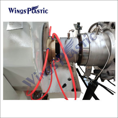 Cadena de producción plástica de la manguera del tubo de la velocidad rápida tubo del LDPE PP PE PPR del HDPE de los extrusores