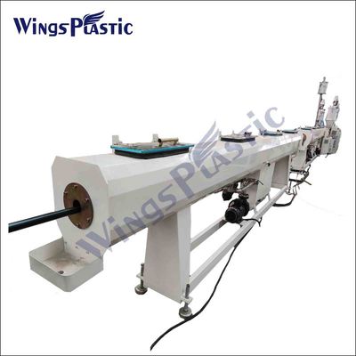 Cadena de producción plástica del tubo de la máquina PE del extrusor del tubo del HDPE de PPR PP 150-220kg/H