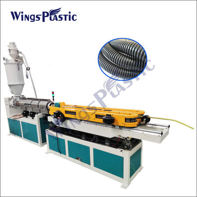 Tubo eléctrico del PVC del PA del HDPE que hace máquina el tubo acanalado del jardín del Pvc que hace la máquina