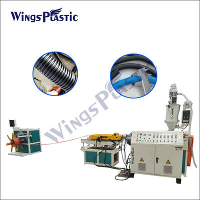 Tubo eléctrico del Pvc del HDPE del tubo del extrusor del HDPE flexible de la máquina que hace la máquina