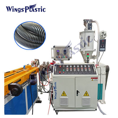 máquina plástica flexible del extrusor de 10-50m m que rosca la cadena de producción de la manguera del Pvc