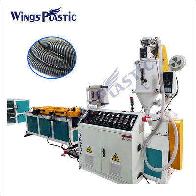 máquina plástica flexible del extrusor de 10-50m m que rosca la cadena de producción de la manguera del Pvc
