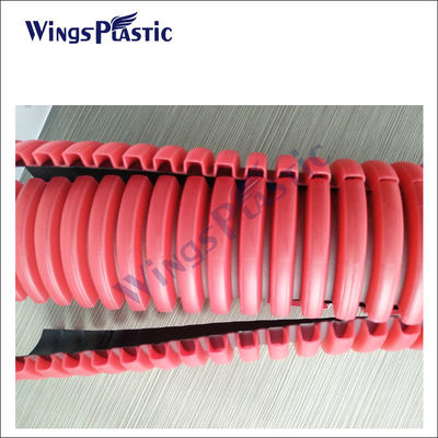 La pared del doble del HDPE acanaló la máquina del tubo del drenaje de DWC