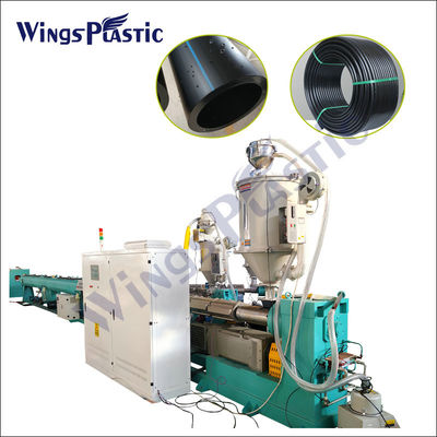 PLC Control hdpe máquina de hacer tuberías hdpe máquina extrusora de tuberías máquina de hacer tuberías de agua de plástico