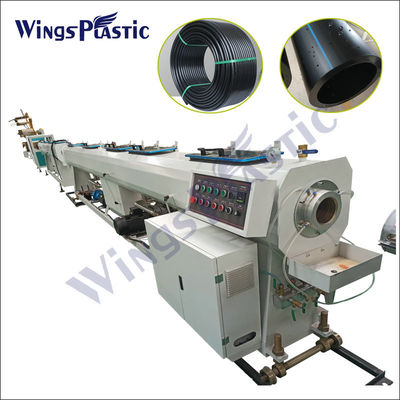 PLC Control hdpe máquina de hacer tuberías hdpe máquina extrusora de tuberías máquina de hacer tuberías de agua de plástico