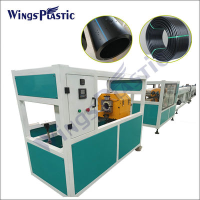 Cadena de producción plástica del tubo del HDPE PPR del HDPE del tubo de la máquina automática PE de la protuberancia