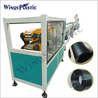 PLC Control hdpe máquina de hacer tuberías hdpe máquina extrusora de tuberías máquina de hacer tuberías de agua de plástico