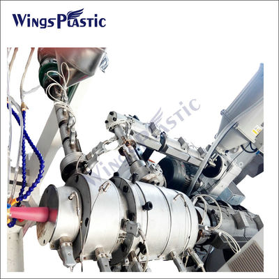 Máquina de fabricación de tuberías PPR con 0.6-0.8Mpa Presión de aire comprimido 16mm-63mm de diámetro