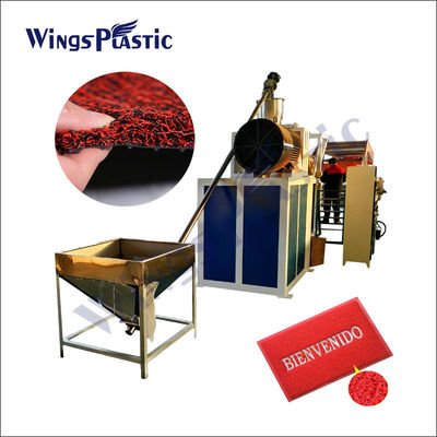 Estera plástica del lazo de la bobina del pvc del PVC de la bobina del amortiguador del piso de Mat Indoor de la bobina de la máquina plástica de la estera que hace la máquina