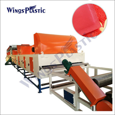 Estera plástica del lazo de la bobina del pvc del PVC de la bobina del amortiguador del piso de Mat Indoor de la bobina de la máquina plástica de la estera que hace la máquina