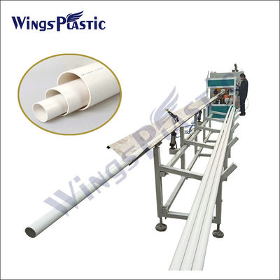 CPVC UPVC PE PC PPR Una máquina de extrusión de tuberías dobles de molde con un solo tornillo