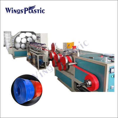 Máquina de producción de extrusores de manguera de riego de superficie plana reforzada con fibra de PVC de alta productividad