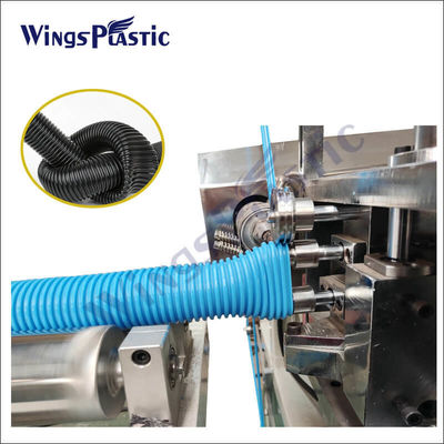 Máquina flexible plástica automática de la protuberancia de EVA Material Retractable Hose Pipe