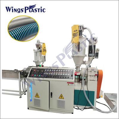 Sistema de control de PLC aspiradora manguera flexible PVC PE EVA máquina de extrusión de manguera de plástico