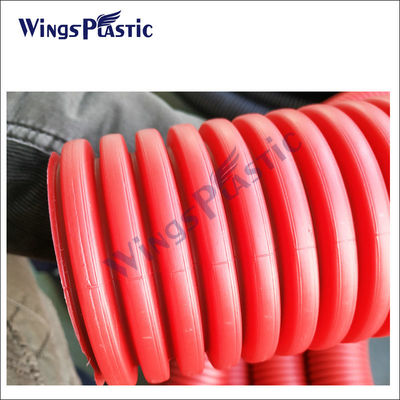 Máquina automática de fabricación de tuberías DWC HDPE PVC de doble pared máquina de extrusión de tuberías corrugadas