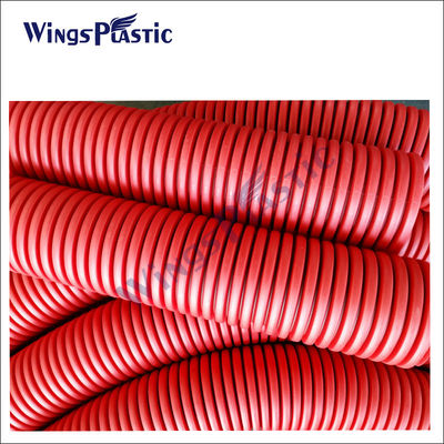Máquina de extrusión de tuberías onduladas de doble pared LDPE Máquina de fabricación de tuberías onduladas de alta velocidad HDPE PE