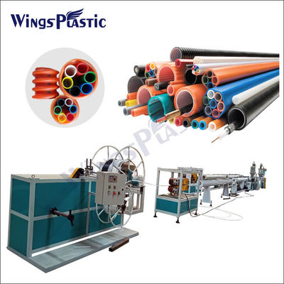 Máquinas para la extrusión de tubos con carcasa de 7 agujeros de cable de micro-tubos de plástico HDPE PE