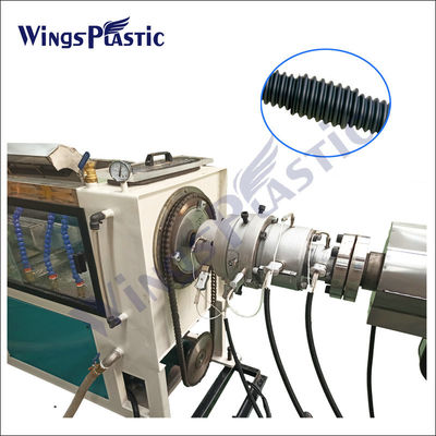 Sistema de control PLC Línea de extrusión de tuberías onduladas en espiral HDPE