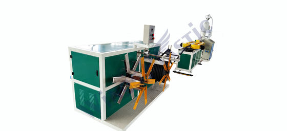 Máquina de extrusión de tuberías de conducto corrugado de pared única de plástico PP/PE/PVC/PA
