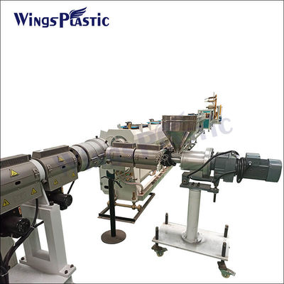 Línea de extrusión de tuberías de PE Máquina de fabricación de tuberías de plástico PPR Hdpe