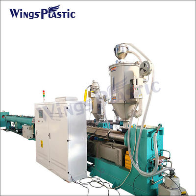 Línea de extrusión de tuberías de PE Línea de producción de tuberías de PE de plástico Máquina de fabricación de tuberías de PE de plástico