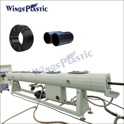 Máquina de extrusión de tubos de tubería de plástico PPR Hdpe