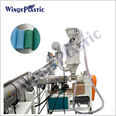 Máquina para la fabricación de tubos de aspiradoras de plástico Máquina de tuberías de plástico espiral corrugada