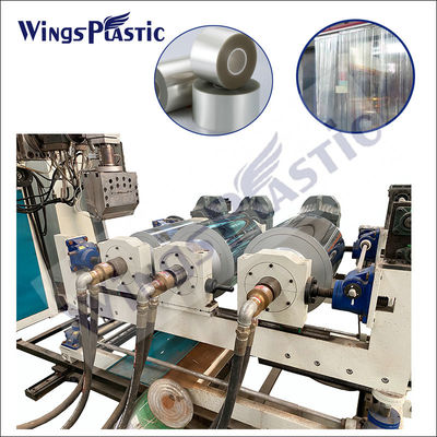 Máquina automática de extrusión de chapa de plástico con control PLC