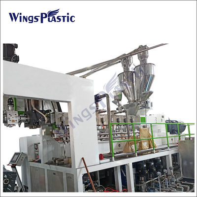 Línea de extrusión de hojas de PET PS personalizada de control PLC Máquina para hacer hojas transparentes de plástico