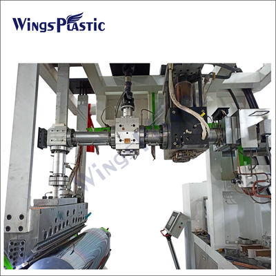 Máquina de extrusión de cortinas de plástico PS PC PET reciclado con sistema de control PLC