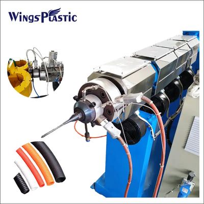 Sistema de control PLC Máquina de extrusión de tuberías de plástico 0-74 rpm Velocidad de tornillo