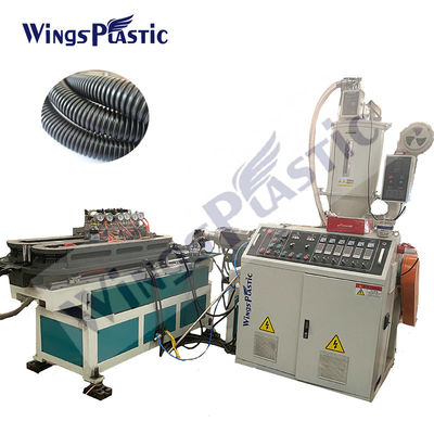 Sistema de control PLC Máquina de extrusión de tuberías de plástico 0-74 rpm Velocidad de tornillo