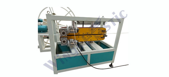Línea de extrusión de tuberías de plástico de refrigeración por aire de control PLC para tuberías HDPE PPR PERT MPP