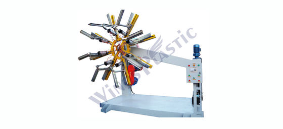 Línea de extrusión de tuberías de plástico de refrigeración por aire de control PLC para tuberías HDPE PPR PERT MPP