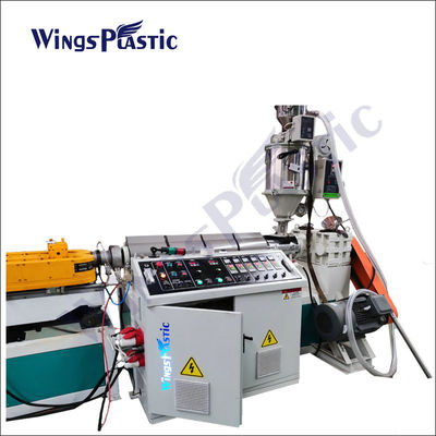 Máquina de fabricación de mangueras flexibles de plástico PP PE PA PVC de pared única línea de producción de extrusión de tuberías corrugadas