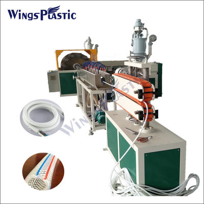 Máquina de extrusión de tuberías de jardín de PVC de plástico Línea de producción de tuberías de plástico suave y transparente con certificación