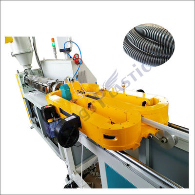 Máquina para la fabricación de tuberías onduladas de plástico de alta velocidad/línea de fabricación de tuberías onduladas de PVC de pared única