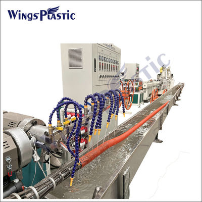 Máquina de extrusión de manguera de succión reforzada en espiral de plástico fácil de mantener