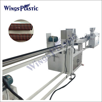 Línea de producción de tubos de tubería de tubería para aspiradores de doble color de plástico EVA LLDPE