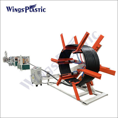 Máquina de extrusión de tuberías de plástico de alta velocidad Hdpe PE