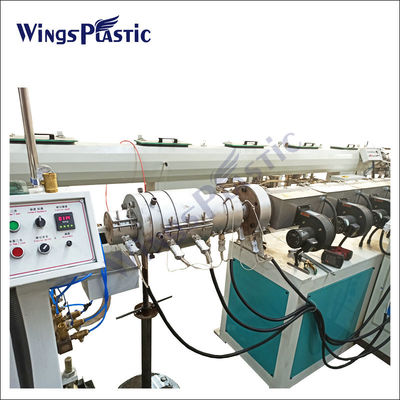 Línea de extrusión de tubos de PE PPR avanzado de plástico para la producción de tubos de HDPE