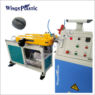 Máquina de extrusión de tuberías corrugadas de PVC de pared única de alta velocidad de plástico PP PE