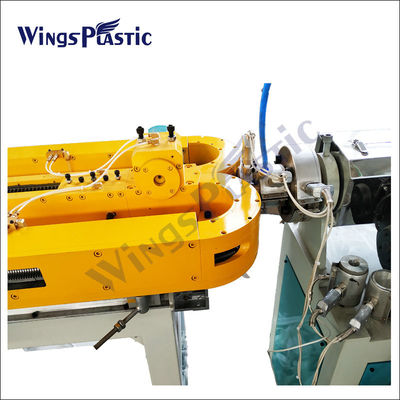 Plastico PE PP PVC Flexible Espiral de pared única de tubería corrugada Extrusión de la línea de fabricación de la máquina
