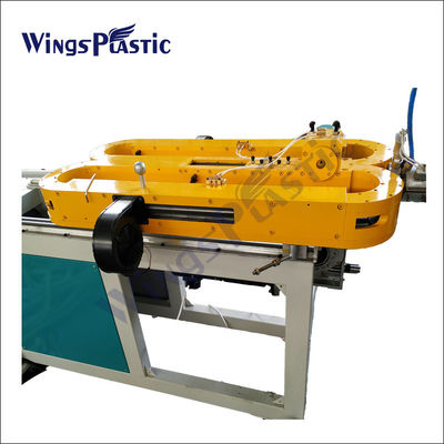 Plastico PE PP PVC Flexible Espiral de pared única de tubería corrugada Extrusión de la línea de fabricación de la máquina