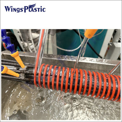 Máquina de extrusión de mangueras de aspiración en espiral de PVC para la producción de mangueras de tuberías reforzadas en espiral de PVC