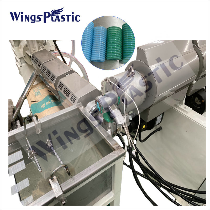 Equipo de tubos para piscinas de plástico con servomotor con manguera de un solo y dos colores